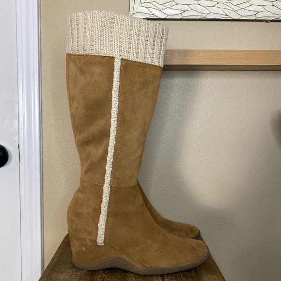 Suede Leather Knee High Boots | Poshmark